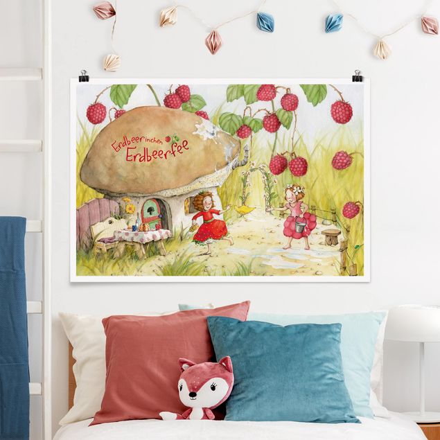 Déco chambre enfant The Strawberry Fairy - Sous le framboisier