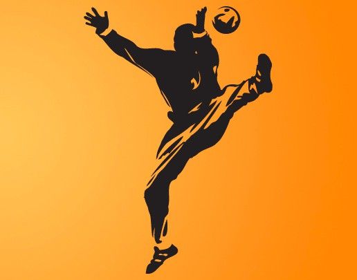 Sticker mural sport No.UL557 Gardien de but de handball
