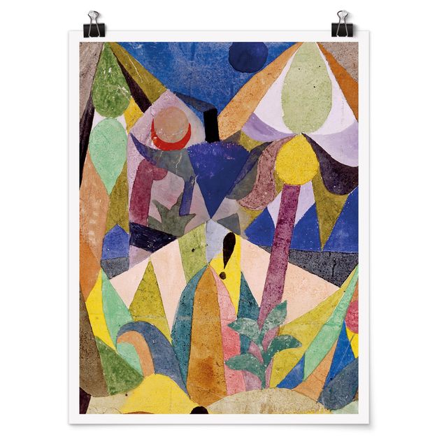 Tableaux modernes Paul Klee - Paysage tropical doux