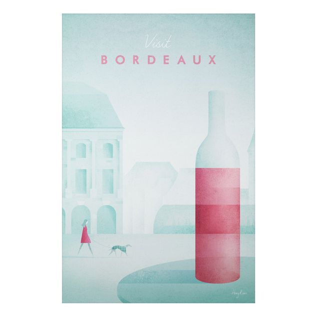 Tableau vintage Poster de voyage - Bordeaux