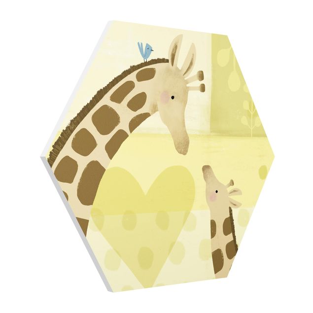 Tableau animaux Maman et moi - Girafes