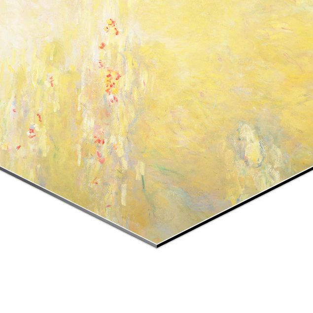 Tableau couleur jaune Claude Monet - L'étang aux nénuphars