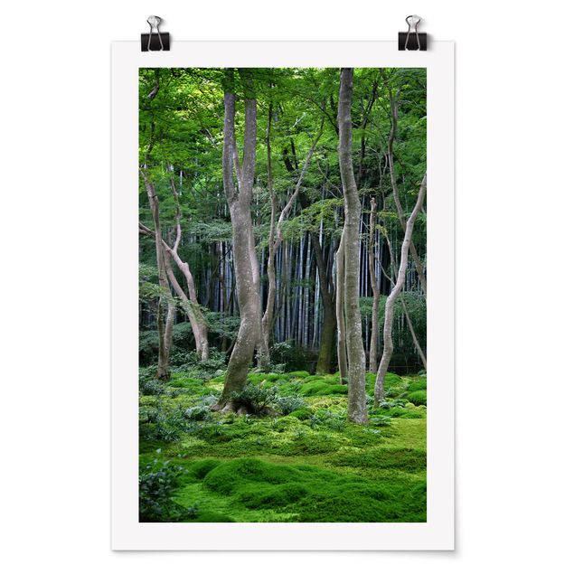 Tableaux moderne Forêt japonaise