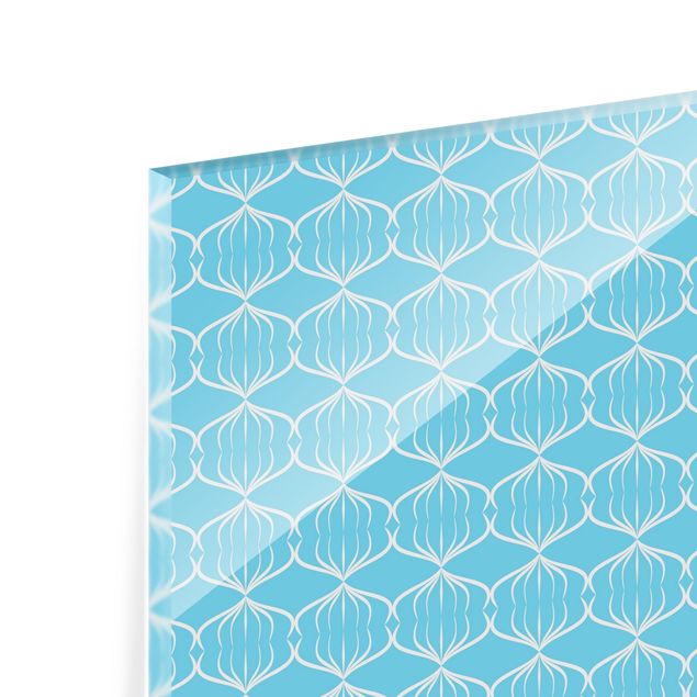 Fonds de hotte - Art Deco XXL Pattern In Blue - Format paysage 3:2