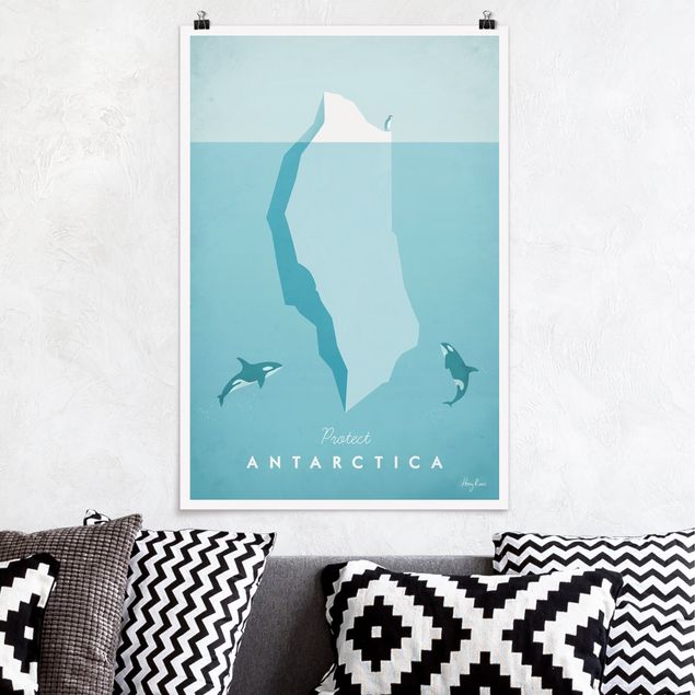 Déco murale cuisine Poster de voyage - Antarctique