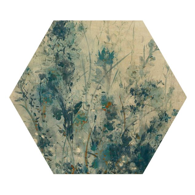 Hexagone en bois - Blue Spring Meadow I
