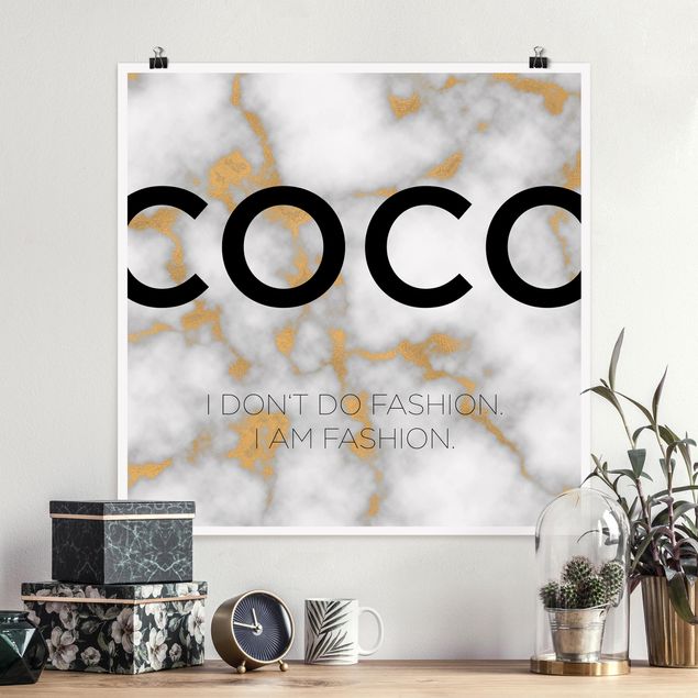 Tableau moderne Coco - I Dont Do Fashion