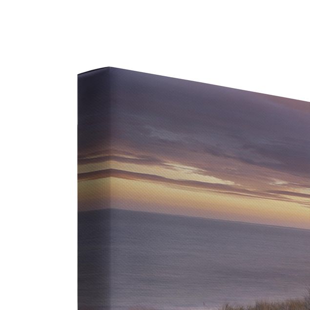 Tableau moderne Lever de soleil sur la plage de Sylt