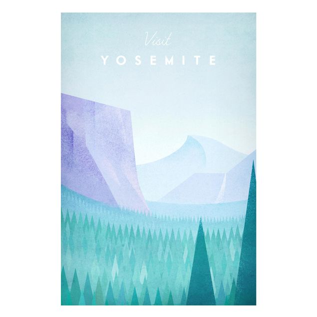 Tableau paysages Poster de voyage - Yosemite Park