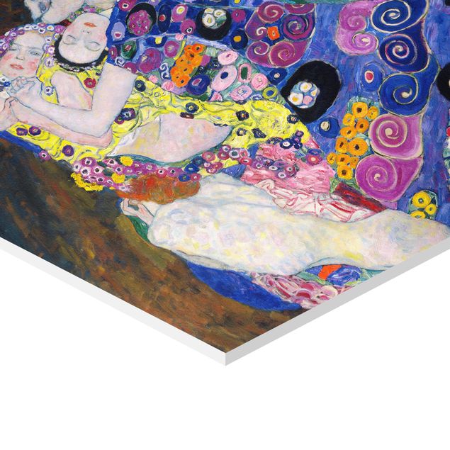 Tableaux lilas Gustav Klimt - La Vierge