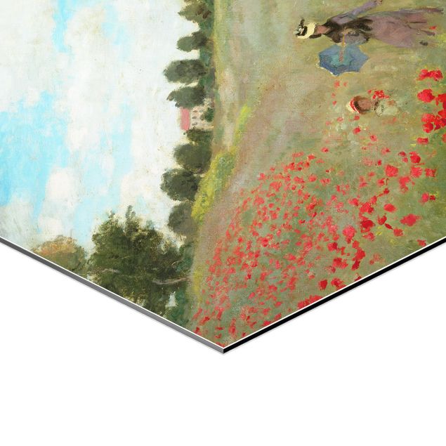 Tableaux nature Claude Monet - Champ de coquelicots près d'Argenteuil