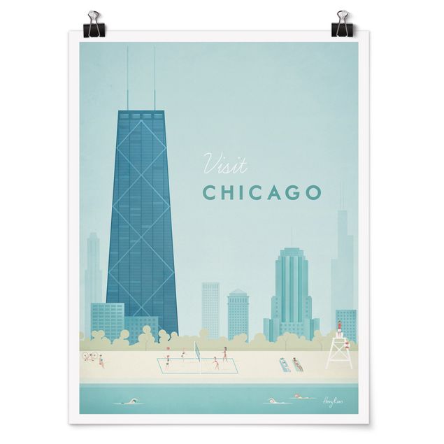 Posters villes Poster de voyage - Chicago