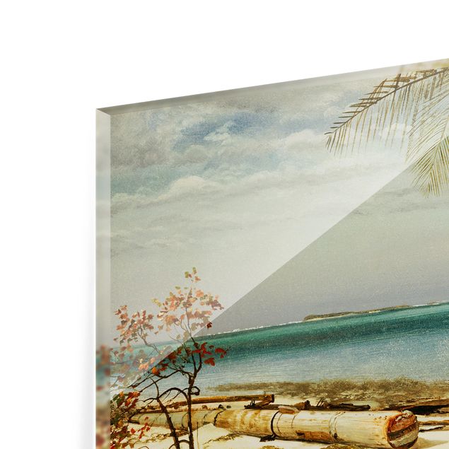 Fond de hotte - Albert Bierstadt - Coast In The Tropics