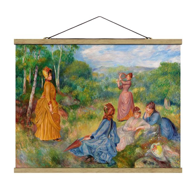 Tableaux arbres Auguste Renoir - Jeunes femmes jouant au badminton