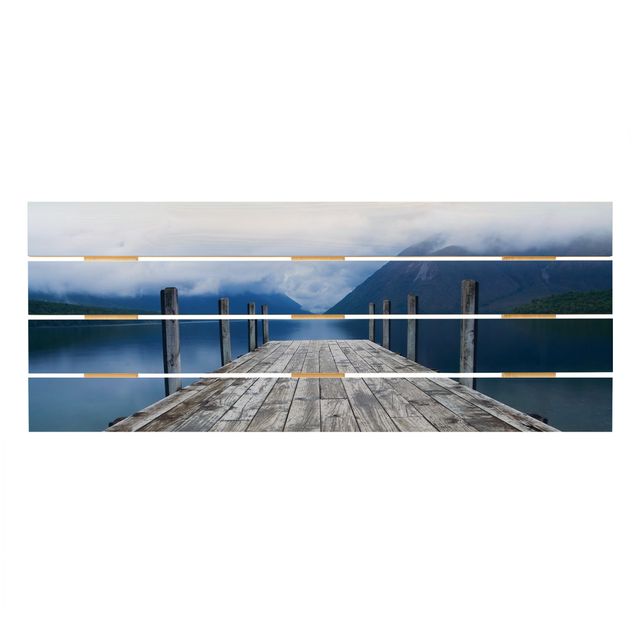 Tableaux en bois Parc national des lacs Nelson, Nouvelle-Zélande