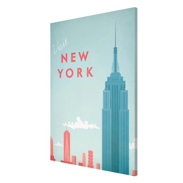 Tableau vintage Poster de voyage - New York