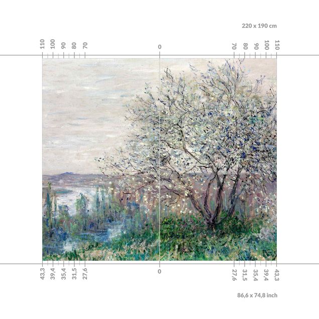 Revêtement mural de douche - Claude Monet - Spring Mood