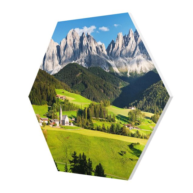 Tableaux nature Odle dans le Tyrol du Sud