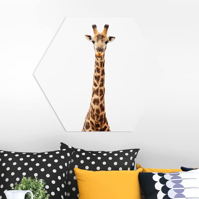 Déco chambre bébé Tête de girafe