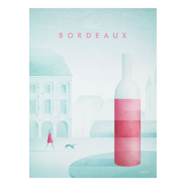 Tableaux vintage Poster de voyage - Bordeaux