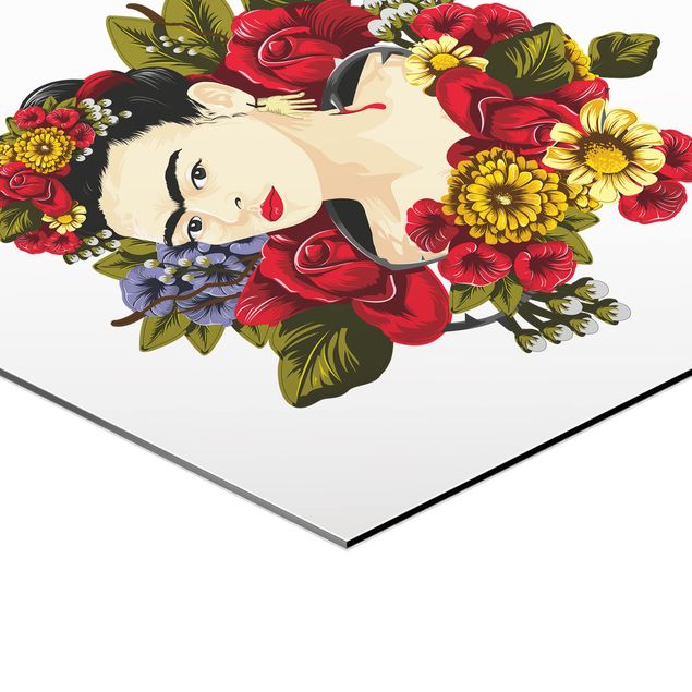 Tableaux muraux Frida Kahlo - Roses