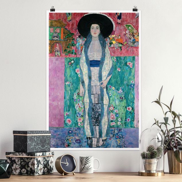 Poster reproduction - Gustav Klimt - Portrait Adele Bloch-Bauer II
