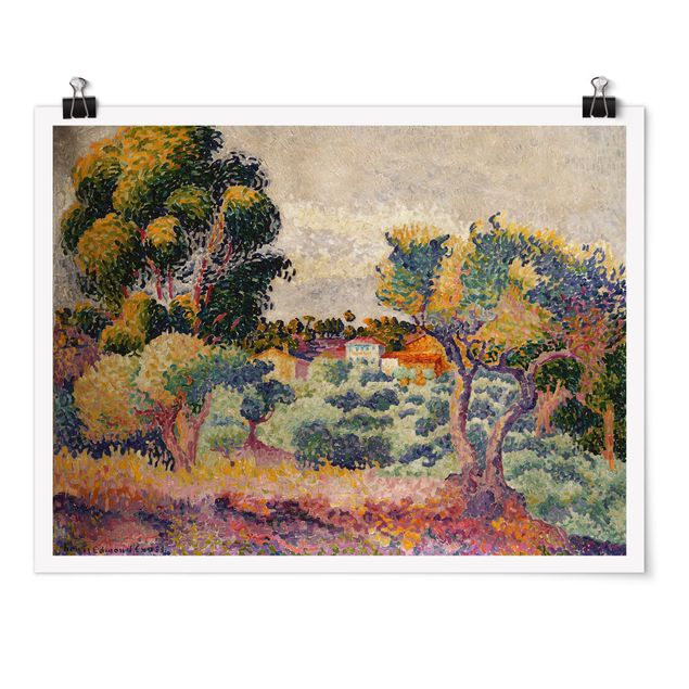 Courant artistique Postimpressionnisme Henri Edmond Cross - Eucalyptus et olivier