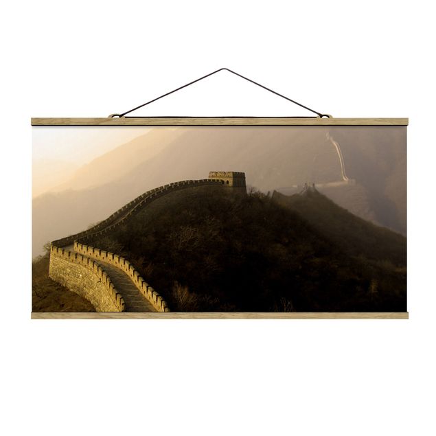 Tableau moderne Lever de soleil sur la muraille de Chine