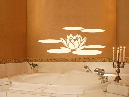Sticker mural - No.UL68 water lily