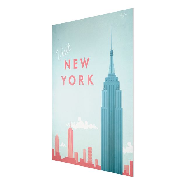 Tableaux vintage Poster de voyage - New York