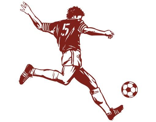 Sticker mural football IS52 kick !