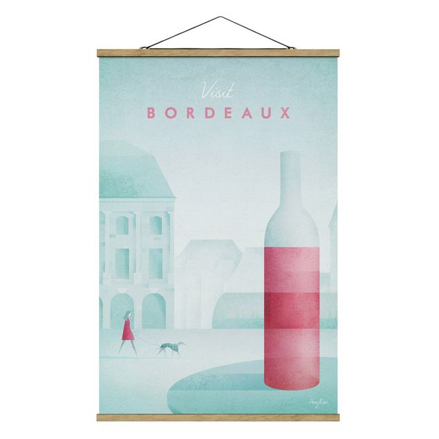 Tableaux reproduction Poster de voyage - Bordeaux