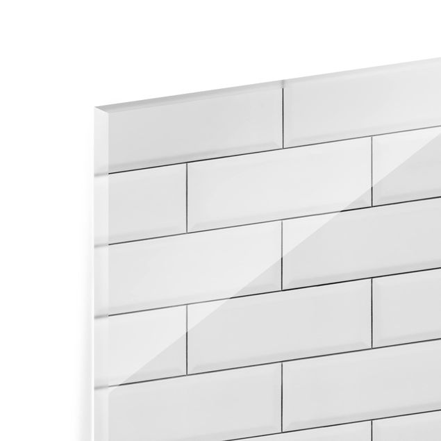 Fond de hotte - White Ceramic Tiles
