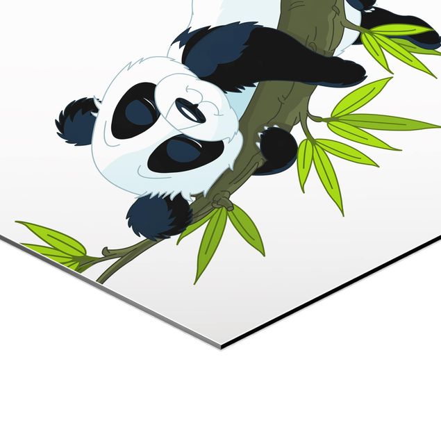 Tableau deco nature Panda endormi