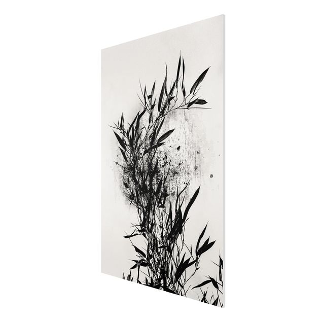 Tableaux poissons Monde végétal graphique - Bambou noir