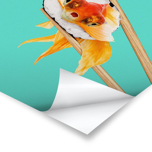 Tableaux de Jonas Loose Sushi avec poisson rouge