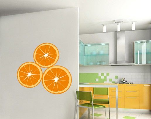 Sticker mural - No.UL611 Orange