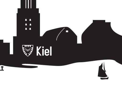 Stickers muraux avec noms de villes No.JO79 Kiel