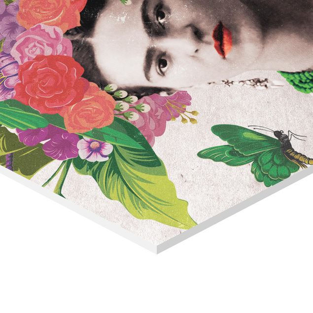 Tableau Frida Kahlo Frida Kahlo - Portrait de fleurs