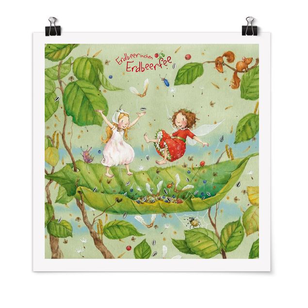 Tableau animaux The Strawberry Fairy - Trampoline