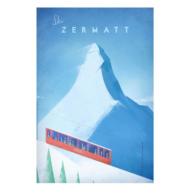 Tableau paysages Poster de voyage - Zermatt
