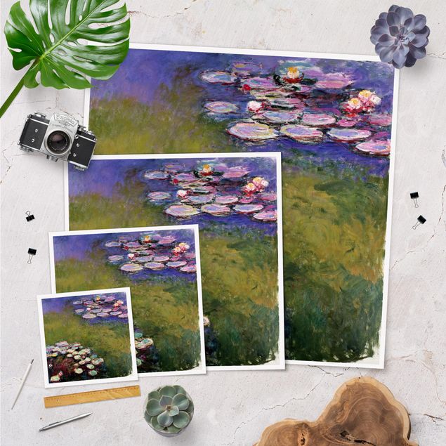 Poster nature paysage Claude Monet - Nénuphars