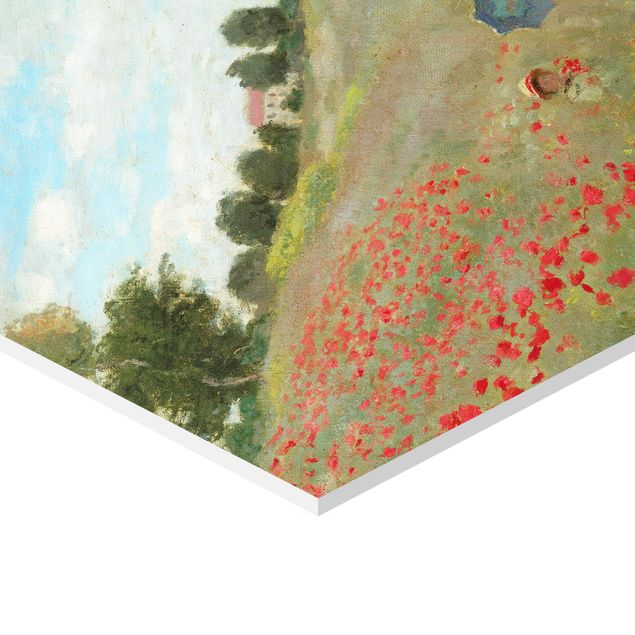 Tableau deco nature Claude Monet - Champ de coquelicots près d'Argenteuil