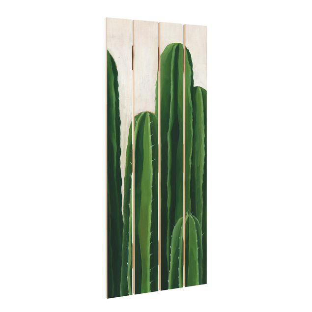 Impression sur bois - Favorite Plants - Cactus