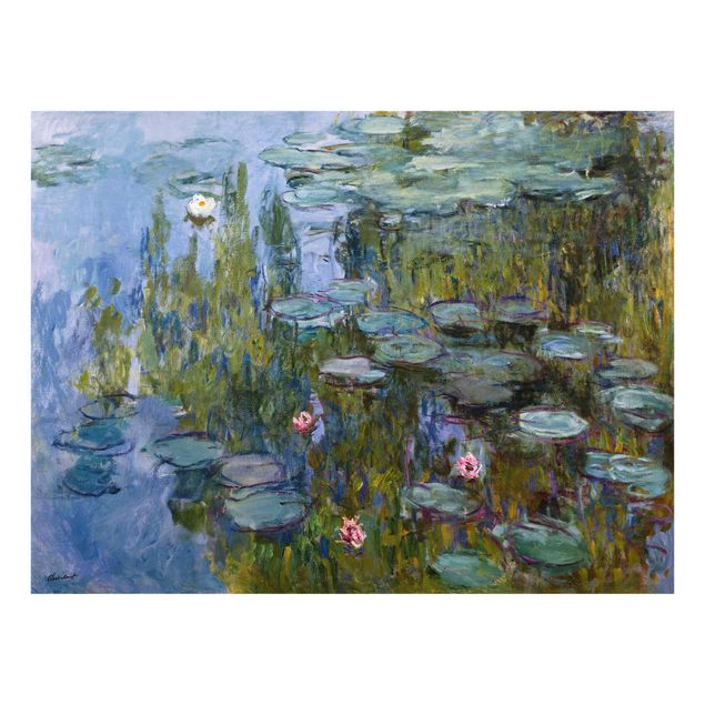 Fonds de hotte avec fleurs Claude Monet - Nénuphars (Nympheas)