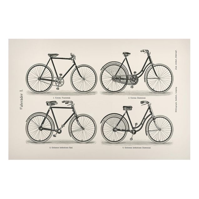 Tableau vintage Poster Vintage Bicyclettes