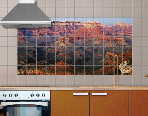 Décorations cuisine Grand Canyon après le coucher du soleil