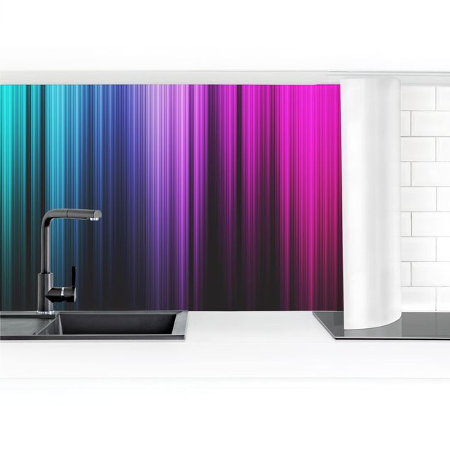 Revêtement mural cuisine Rainbow Display