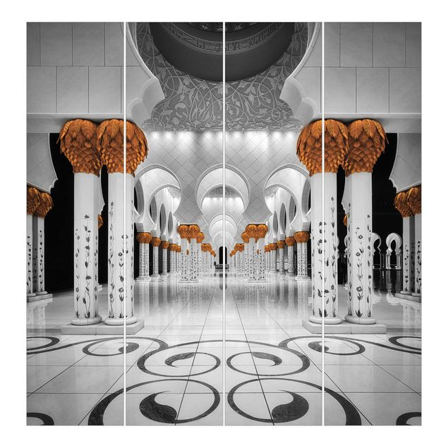 Panneaux rideaux coulissants Dans la mosquée