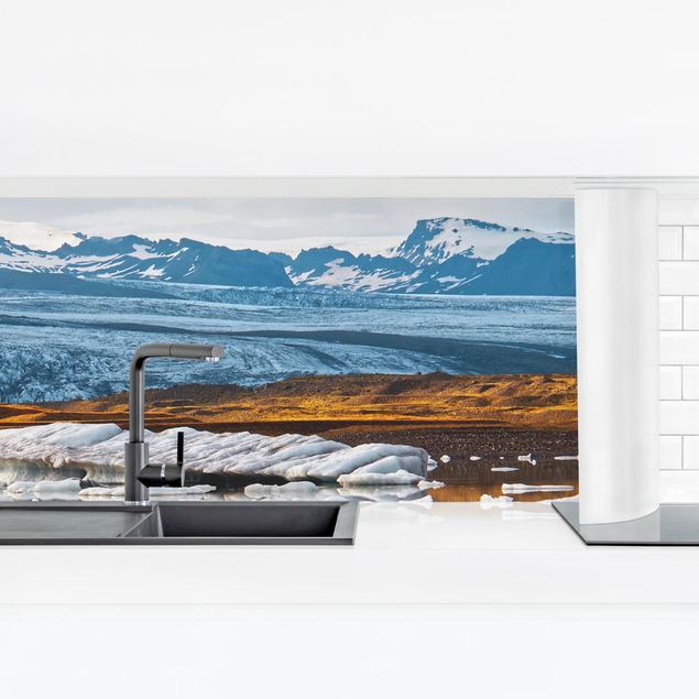 Revêtement mural cuisine - Glacier Lagoon